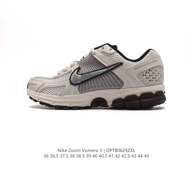 Nike 耐克夏季 Zoom Vomero 5 运动鞋休闲训练跑步鞋。Nike Zoom Vomero 5 男女子运动鞋妥帖包覆足部，提供透气支撑效果。耐穿材料