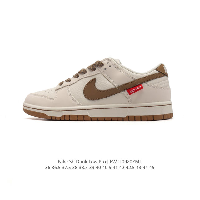 公司级 耐克 Nike Dunk Low Retro 运动鞋复古板鞋 路易威登联名。作为 80 年代经典篮球鞋款，起初专为硬木球场打造，后来成为席卷街头的时尚标