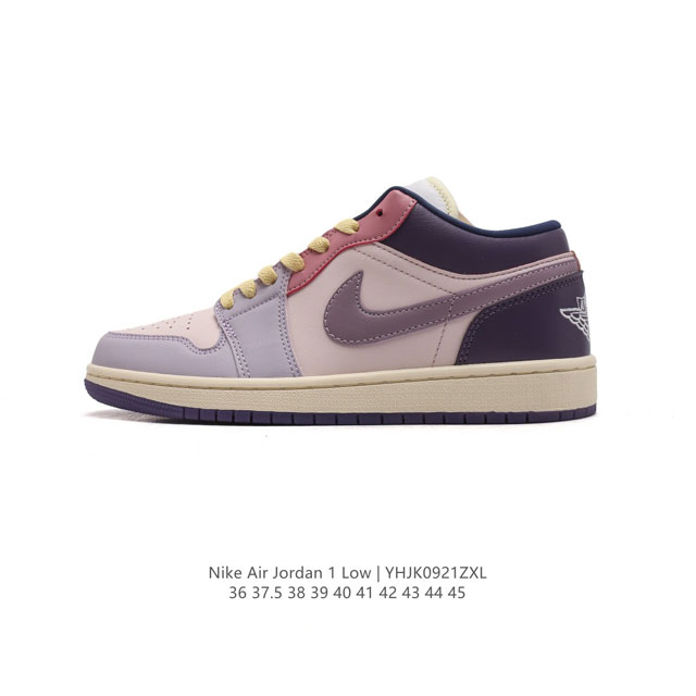 耐克 乔丹air Jordan 1 Low Aj1 乔1 乔丹1代aj1 低帮复古文化休闲运动篮球鞋。从1985 年面世的元年款汲取设计灵感，采用简洁大方的经典