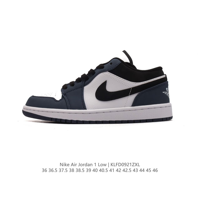 耐克 乔丹air Jordan 1 Low Aj1 乔1 乔丹1代aj1 低帮复古文化休闲运动篮球鞋。从1985 年面世的元年款汲取设计灵感，采用简洁大方的经典