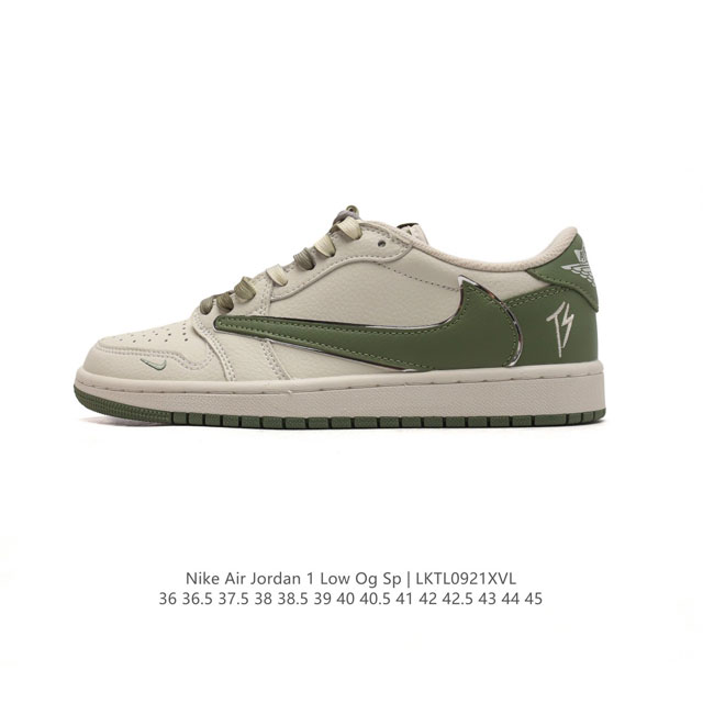 公司级 真标 耐克 Nike Air Jordan 1 Low Og Sp Military Blue Aj1乔1 倒勾 低帮篮球鞋 Aj1 乔丹1代 Aj1