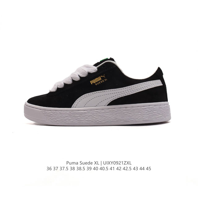 彪马puma Suede Xl 低帮复古轻便透气防滑减震休闲鞋 厚底增高运动板鞋 类型：男女鞋 尺码: 36-45含半码 货号：395205-03 编码：Uix