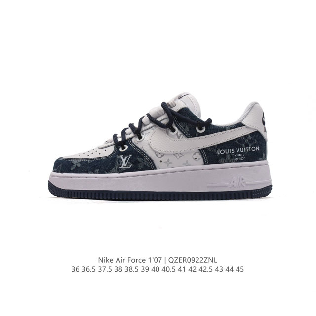 公司级 新款 Af1耐克 Nike Air Force 1 ‘07 Low 空军一号 解构绑带 双鞋带 气垫厚底增高百搭运动板鞋 原楦头原纸板 打造纯正空军版型