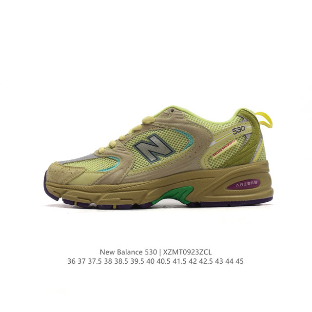 新百伦 Nb530 New Balance 530 复跑古鞋nb530这鞋双确实是nb家经复典古款式之一，以全科新技诠释，成打功造530鞋款。鞋面保在持530基