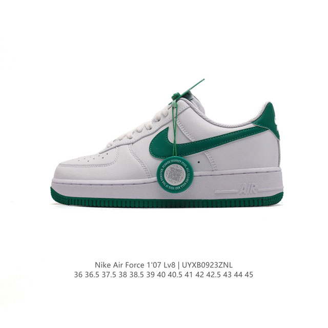 公司级 附赠送logo清洁刷 Af1耐克 Nike Air Force 1 ‘07 Low 空军一号厚底增高百搭休闲运动板鞋 原楦头原纸板 打造纯正空军版型，专