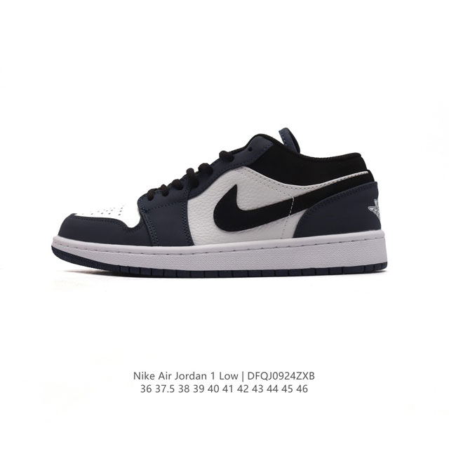 头层皮 耐克 乔丹air Jordan 1 Low Aj1 乔1 乔丹1代aj1 低帮复古文化休闲运动篮球鞋。从1985 年面世的元年款汲取设计灵感，采用简洁大