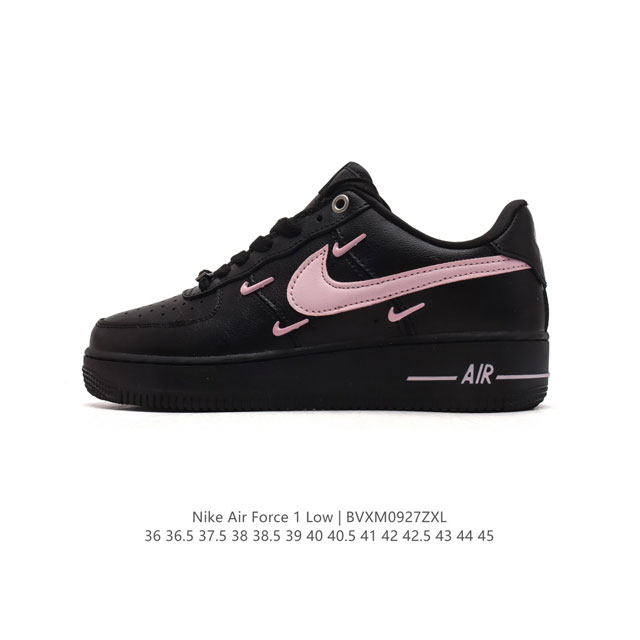 耐克 Nike Air Force 1 '07 Low 空军一号含气垫 小白鞋 低帮百搭厚底增高休闲运动板鞋。柔软、弹性十足的缓震性能和出色的中底设计，横跨复古