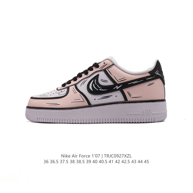 公司级 新款 Af1耐克 Nike Air Force 1 ‘07 Low 空军一号 气垫厚底增高百搭运动板鞋 原楦头原纸板 小白鞋 打造纯正空军版型，专注外贸