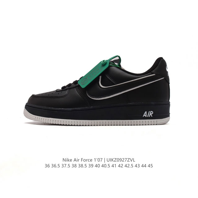 公司级 附赠送logo清洁刷 Af1耐克 Nike Air Force 1 ‘07 Low 空军一号厚底增高百搭休闲运动板鞋 原楦头原纸板 打造纯正空军版型，专