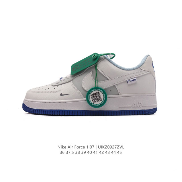 公司级 附赠送logo清洁刷 Af1耐克 Nike Air Force 1 ‘07 Low 空军一号厚底增高百搭休闲运动板鞋 原楦头原纸板 打造纯正空军版型，专