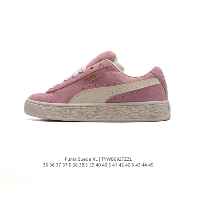 彪马puma Suede Xl 低帮复古轻便透气防滑减震休闲鞋 厚底增高运动板鞋 类型：男女鞋 尺码: 35-45含半码 货号：395777-02 编码：Tyw