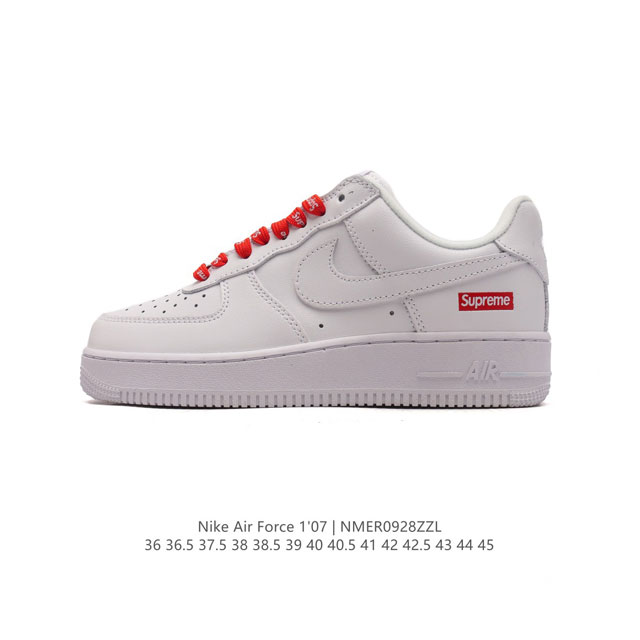 耐克 Nike Air Force 1 '07 Low 空军一号含气垫 小白鞋 低帮百搭厚底增高休闲运动板鞋。柔软、弹性十足的缓震性能和出色的中底设计，横跨复古