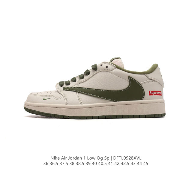 公司级 耐克 Nike Air Jordan 1 Low Og Sp Military Blue Aj1乔1 倒勾 低帮篮球鞋 Aj1 乔丹1代 Aj1 乔1