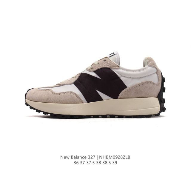 真标 Nb 新百伦 New Balance 327系列复古休闲运动慢跑鞋时尚女运动鞋 以更纯粹的复古风格设计打造的全新造型 侧身还以解构设计，将 N 字标志以做