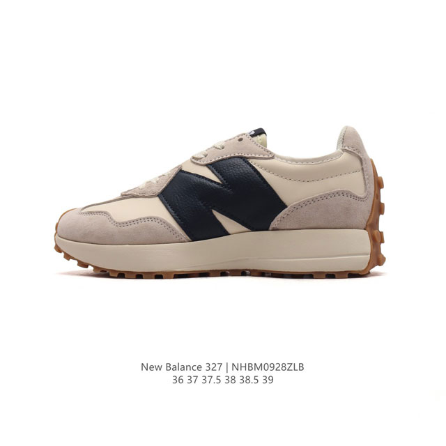 真标 Nb 新百伦 New Balance 327系列复古休闲运动慢跑鞋时尚女运动鞋 以更纯粹的复古风格设计打造的全新造型 侧身还以解构设计，将 N 字标志以做