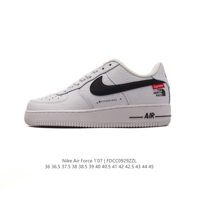 耐克 Nike Air Force 1 '07 Low 空军一号含气垫 小白鞋 低帮百搭厚底增高休闲运动板鞋。柔软、弹性十足的缓震性能和出色的中底设计，横跨复古