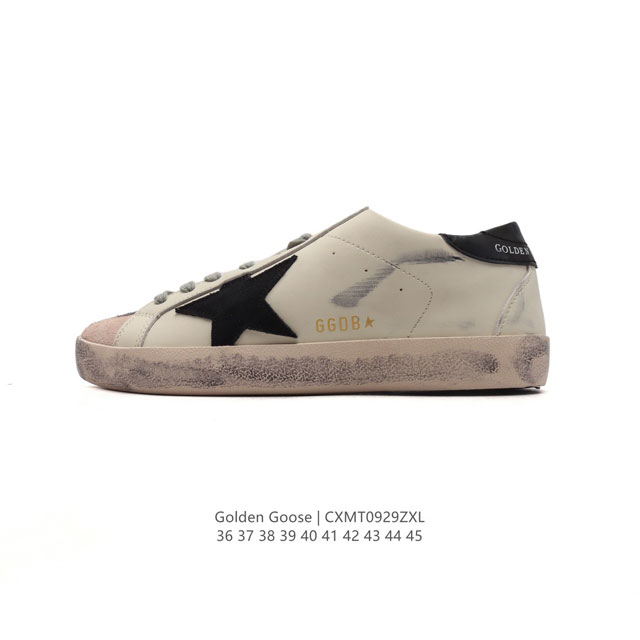 Golden Goose Deluxe Brand Sstar来自意大利ggdb脏出天际的小脏鞋 潮复古板鞋，宋仲基欧巴各种剧照上脚~日常上脚~纯正的意大利全进