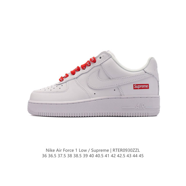 耐克 Nike Air Force 1 '07 Low 空军一号含气垫 小白鞋 低帮百搭厚底增高休闲运动板鞋。柔软、弹性十足的缓震性能和出色的中底设计，横跨复古