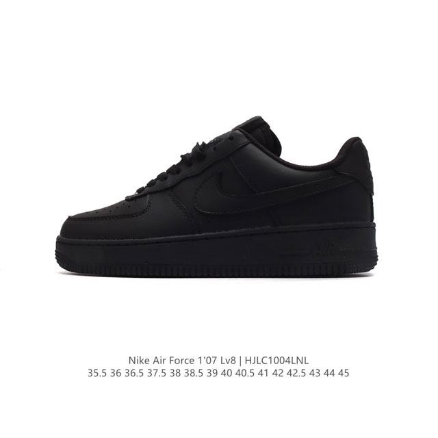 耐克 Nike Air Force 1 '07 Low 空军一号含气垫 小白鞋 低帮百搭厚底增高休闲运动板鞋。柔软、弹性十足的缓震性能和出色的中底设计，横跨复古