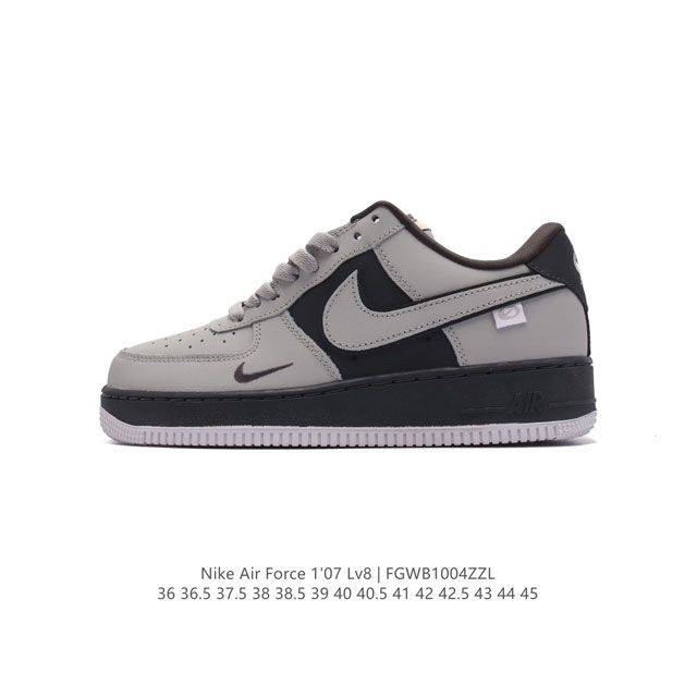 耐克 Nike Air Force 1 '07 Low 空军一号含气垫 小白鞋 低帮百搭厚底增高休闲运动板鞋。柔软、弹性十足的缓震性能和出色的中底设计，横跨复古