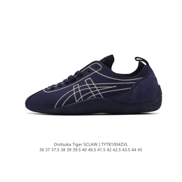 亚瑟士 Onitsuka Tiger鬼塚虎 Sclaw 轻便舒适 防滑耐磨透气支撑 低帮 生活休闲鞋 男女同款，复古美学极简风格，配色独具个性又超级好看。鞋口织