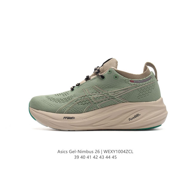 Asics Gel Nimbus26 2024 01#亚瑟士#跑步鞋 超厚底增高百搭老爹鞋 最舒适跑鞋，中底两大独家科技都带来全新能量，造就历来最软弹的 Gel