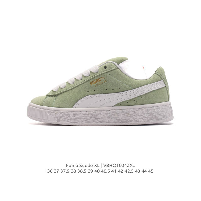 彪马puma Suede Xl 低帮复古轻便透气防滑减震休闲鞋 小白鞋 厚底增高运动板鞋 类型：男女鞋 尺码: 36-45含半码 货号：398708-01 编码