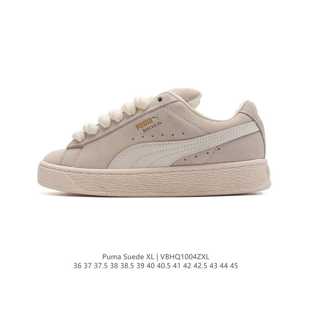 彪马puma Suede Xl 低帮复古轻便透气防滑减震休闲鞋 小白鞋 厚底增高运动板鞋 类型：男女鞋 尺码: 36-45含半码 货号：398708-01 编码