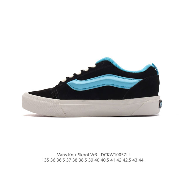 万斯 Vans Knu-Skool Vr3 Lx 面包鞋 豹纹帆布鞋面。坎普尔 茱利安系列低帮复古硫化休闲运动板鞋“肥胖版大logo”要说整个年最为热门的鞋型之