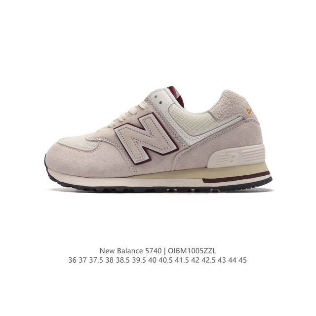 New Balance新百伦 Nb5740系列 货号：U5740特别以1988年首度世面的经典574作为设计蓝本保，留574简易约衬的80S鞋型廓轮，同时加再以