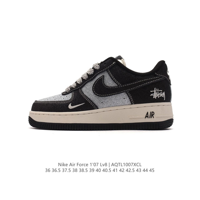 公司级 Af1耐克 Nike Air Force 1 ‘07 Low 空军一号 厚底增高百搭运动板鞋 原楦头原纸板 打造纯正空军版型，专注外贸渠道 全掌内置蜂窝