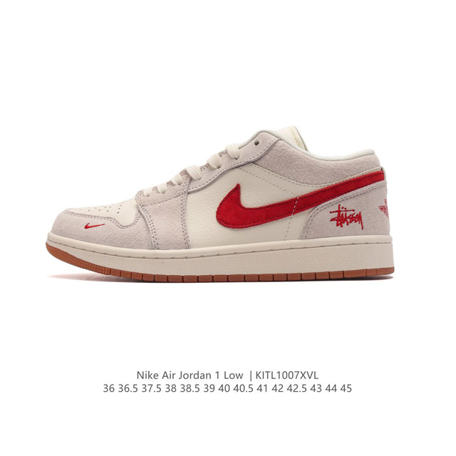 公司级 耐克 乔丹air Jordan 1 Low Aj1 乔1 乔丹1代aj1 低帮复古文化休闲运动篮球鞋。从1985 年面世的元年款汲取设计灵感，采用简洁大