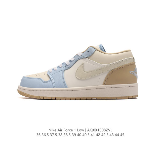 耐克 Nike Air Force 1 '07 Low 空军一号含气垫 低帮百搭厚底增高休闲运动板鞋。柔软、弹性十足的缓震性能和出色的中底设计，横跨复古与现代的