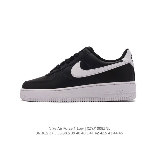 公司级 Af1耐克 Nike Air Force 1 ‘07 Low 空军一号 厚底增高百搭运动板鞋 原楦头原纸板 打造纯正空军版型，专注外贸渠道 全掌内置蜂窝