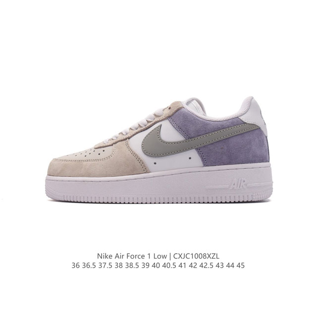 公司级 Af1耐克 Nike Air Force 1 ‘07 Low 空军一号 厚底增高百搭运动板鞋 原楦头原纸板 打造纯正空军版型，专注外贸渠道 全掌内置蜂窝