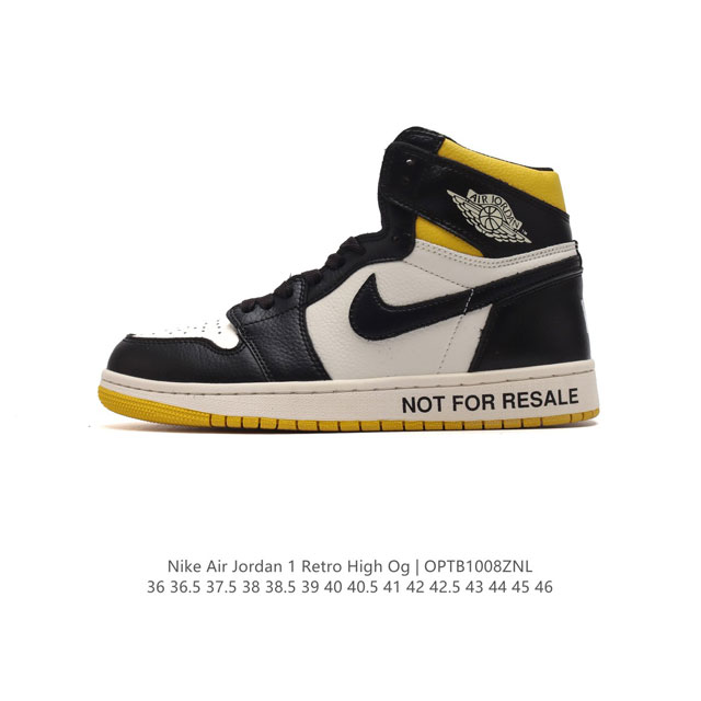 公司级 耐克 男女鞋 Nike Air Jordan 1 Retro High Og 乔丹一代aj1 乔1 Aj1 篮球鞋复刻运动鞋。皮面高帮板鞋的设计灵感源自