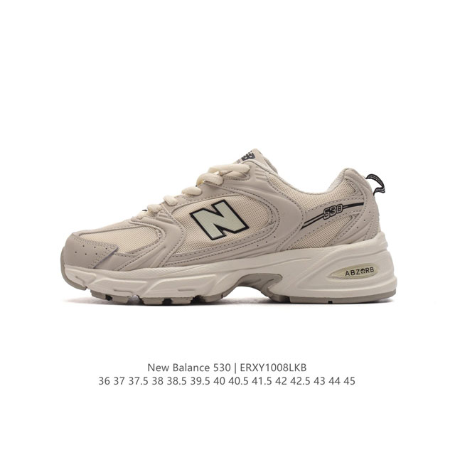 新百伦 Nb530 New Balance 530 复跑古鞋 厚底增高老爹鞋 缓震运动慢跑鞋。Nb530这鞋双确实是nb家经复典古款式之一，以全科新技诠释，成打