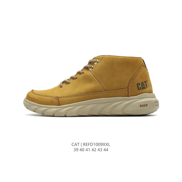 公司级 Cat Footwear Cat 卡特工装 休闲复古男鞋系列靴子 中高帮马丁靴 新款潮板鞋 专治各种不帅 鞋身轻便 舒适性相当不错 橡胶大底 上身随意搭