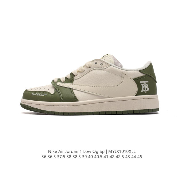 公司级 耐克 Nike Air Jordan 1 Low Og Sp Military Blue Aj1乔1 倒勾 低帮篮球鞋 Aj1 乔丹1代 Aj1 乔1