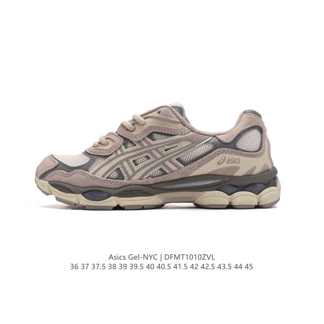 公司级 Asicsgel-Nyc复古单品 亚瑟士asicstiger 新款休闲鞋 厚底街头运动休闲鞋，Asics亚瑟士推出全新gel-Nyc，彰显纽约都市活力。