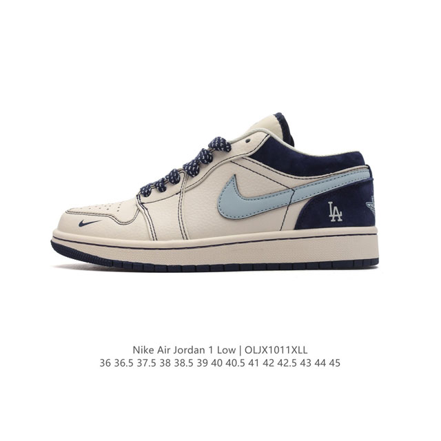 公司级 耐克 乔丹air Jordan 1 Low Aj1 乔1 乔丹1代aj1 低帮复古文化休闲运动篮球鞋。从1985 年面世的元年款汲取设计灵感，采用简洁大