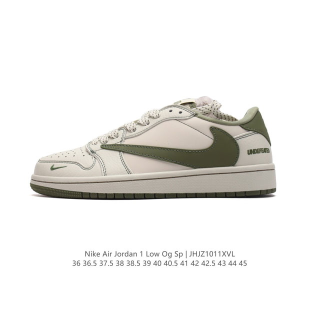 公司级 真标 耐克 Nike Air Jordan 1 Low Og Sp Military Blue Aj1乔1 倒勾低帮篮球鞋 Aj1 乔丹1代 Aj1 乔