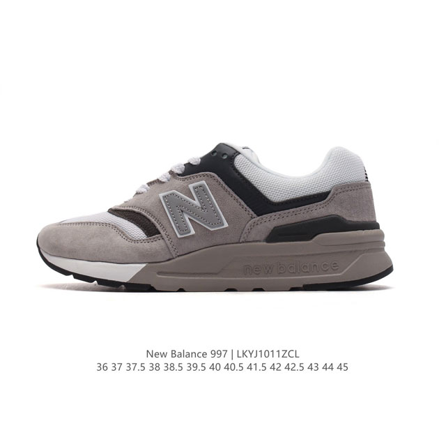 新百伦 New Balance Nb官方男女鞋997系列 时尚舒适休闲运动鞋男女款休闲复古鞋，拼接鞋面，具有良好的强度，弹性特点。舒适耐磨，与织物拼接，全面提升