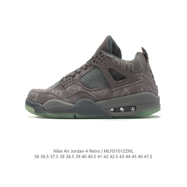 公司级 耐克 Nike Air Jordan 4 Retro Og 中帮 迈克尔 乔丹aj4代乔4 复古休闲运动文化篮球鞋。秉承轻量化的速度型篮球鞋设计思想完成