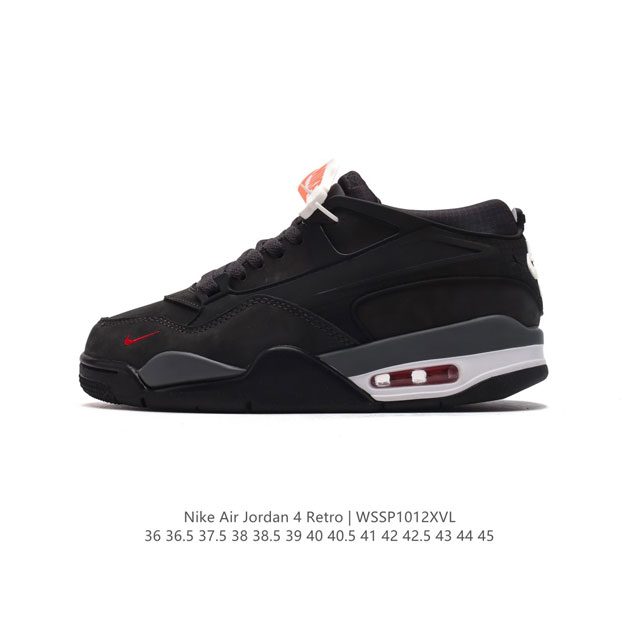 公司级 耐克 Nike Air Jordan 4 Retro Og 低帮 迈克尔 乔丹aj4代乔4 复古休闲运动文化篮球鞋。秉承轻量化的速度型篮球鞋设计思想完成