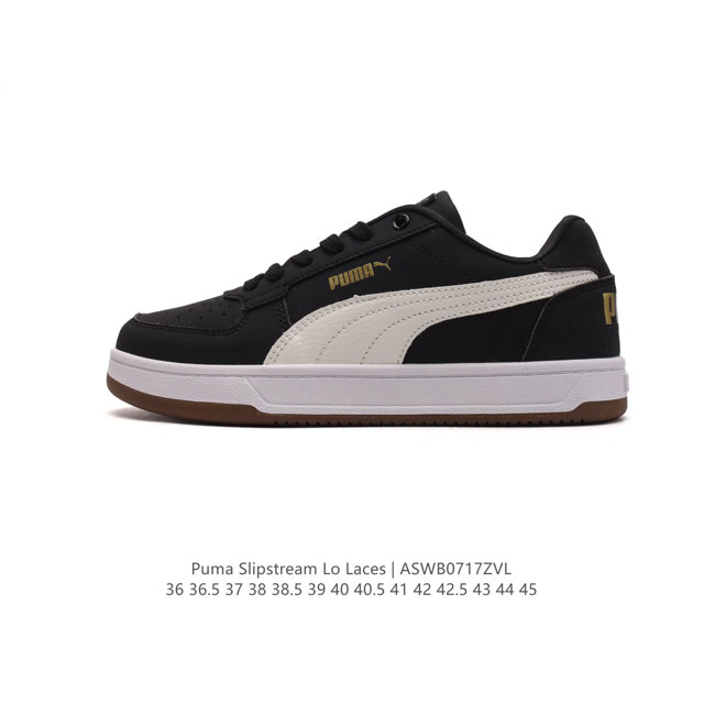 彪马 Puma 彪马跑步鞋 历久弥新的复古感，Puma Slipstream Laces 低帮耐磨新款 厚底增高皮面运动休闲鞋。全新款 Slipstream L