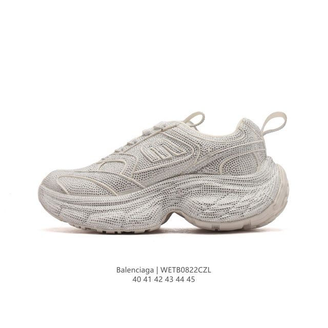 纯原版本 ，超大廓形“巨人鞋”,法国高端奢侈品牌-巴黎世家balenciaga Cargo Sneaker 10Xl船型系列低帮复古阔型厚底老爹风潮流百搭休闲运