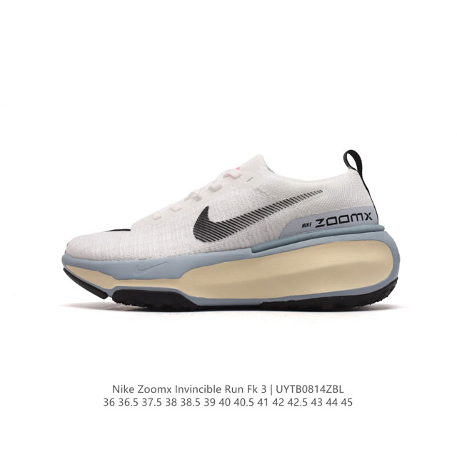 耐克 Nike Zoomx Invincible Run Fk 3 机能风格运动鞋 厚底增高老爹鞋。最新一代的invincible 第三代来了！首先鞋面采用的是