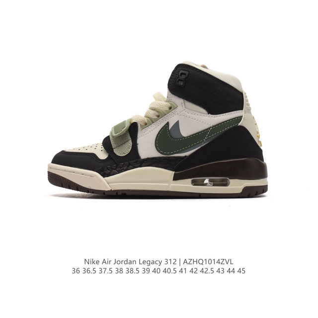 耐克 Aj 乔丹 Air Jordan Legacy 312 高帮运动鞋 Aj312 乔312百搭篮球鞋 酷炫混搭，谁人不爱？Air Jordan Legacy