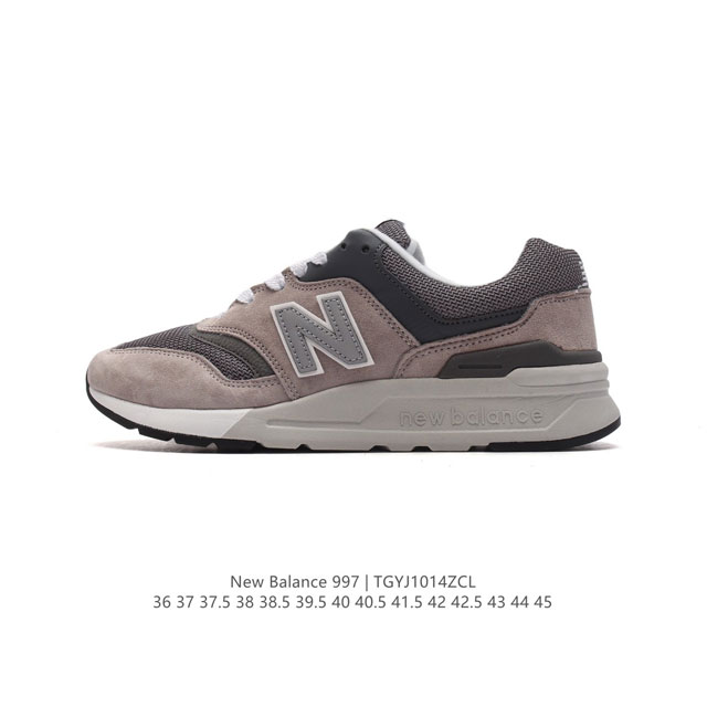 新百伦 New Balance Nb官方男女鞋997系列 时尚舒适休闲运动鞋男女款休闲复古鞋，拼接鞋面，具有良好的强度，弹性特点。舒适耐磨，与织物拼接，全面提升